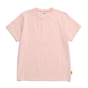 내셔널지오그래픽 N232WTS610 여성 쿨맥스 스몰로고 반팔티 PINK