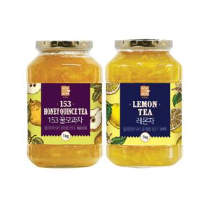 [녹차원] 꿀모과차 1KG+레몬차 1KG
