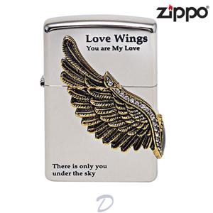 ZIPPO 지포 라이터 250-18 LOVE WINGS 2 NI EP R