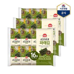 [사조대림]더 고소한 파래김 16봉 X 3개 /도시락김/조미김