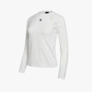 [스파이더] 여성 베이직 프로웹 러닝 티셔츠 SPHPCNRL281WWHT