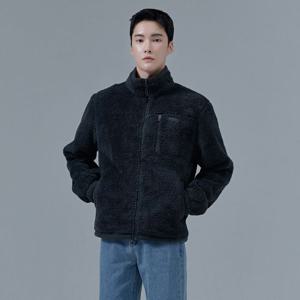 [체이스컬트]남성 플리스 보아본딩 하이넥 집업-CFZK4303D09