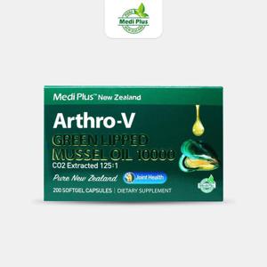 메디플러스 뉴질랜드 아스로-V 초록입홍합오일 10000mg 200캡슐