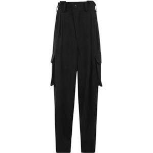 요지야마모토 하이웨이스트 카고 팬츠 YY.P05.500 2 BLACK
