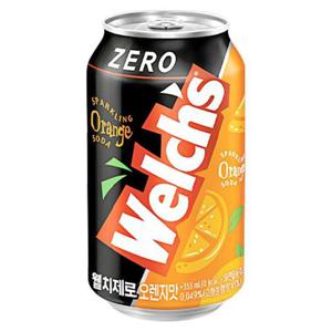 [농심] 웰치스 제로 오렌지 355ml x 24캔