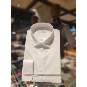 듀퐁셔츠 SE4SM21LS361SWH 컴포터블 라인 착용감이좋고 구김없는 스트레치 슬림 핏 셔츠