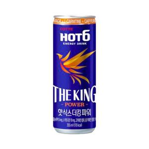 롯데칠성 에너지 드링크 핫식스 더킹파워 355ml 12캔