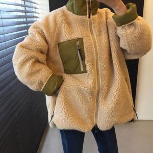 뽀글이자켓 여성 베이직 리버시블 뽀글이 점퍼 DS BB282
