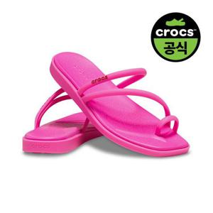 [크록스 슈즈]크록스공식 여성 MIAMI TOE LOOP SANDAL PKCR (24SWSD209862)