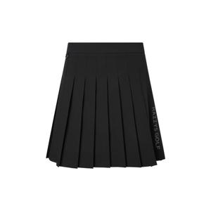 헤지스 골프 여성 24SS 클리어런스ESSENTIAL 블랙 잔플리츠 스커트 HWSK4B301BK