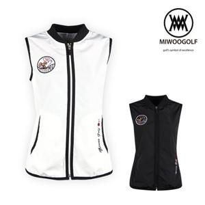 보스케 여성 안감 메쉬 풀집업 조끼 MW1S501