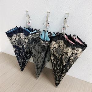 [애슬릿] 경량 코팅 레이스 수동 우산 양산 우양산