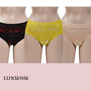 (럭센스)플라워 레이스 햄라인 여성 맥시 삼각팬티