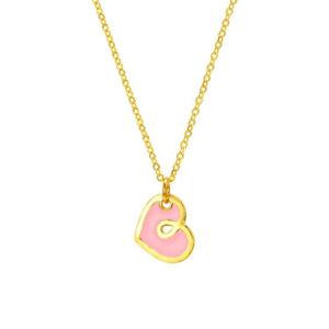[삼성금거래소 MELORA] O컬렉션 24K 컬러풀 하트 목걸이 3.75g