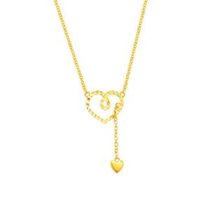 [삼성금거래소 MELORA] O컬렉션 24K 하트 Y체인 목걸이 5.625g
