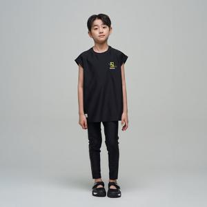 [내셔널지오그래픽 키즈] K242UWL630 롱 레깅스 CARBONBLACK