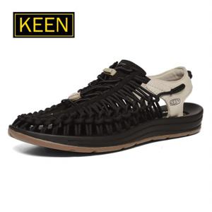 [킨] 남성 유니크 샌들 블랙 플라자토프 1027437