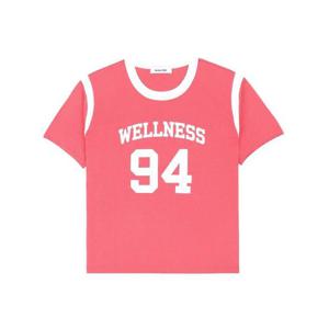 스포티앤리치 반팔 티셔츠 TO048S402WC COTTON CANDY