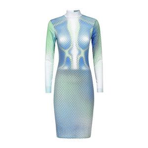 시네드 고레이 미디원피스 656641-99 BLUE/WHITE/GREEN