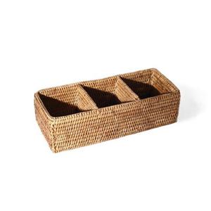 미얀마 천연 라탄 세칸 바구니 BK208