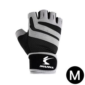 아이워너 트레이닝 글러브 2중 밴드 그레이 M