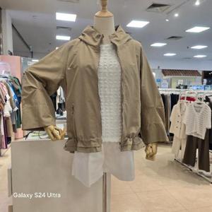 오프리미츠 HC26 70%더인하  캐주얼 야상 사파리 밑단스트링 프릴 숏  간절기점프남구홈플러스 M23jp1801