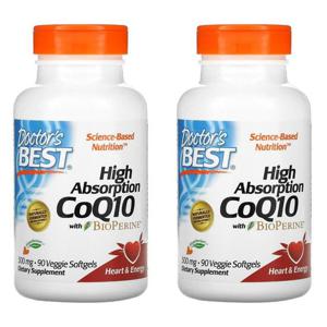 닥터스베스트 하이 앱소프션 코큐텐 바이오페린 300mg 90정 2팩
