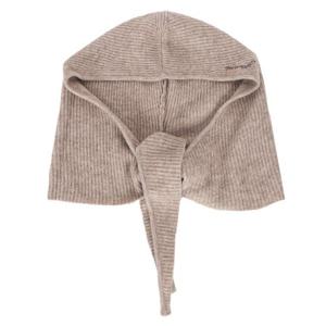 가니 여성 로고 울 바라클라바 베이지 A5983 859