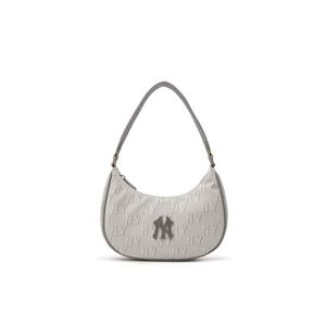 [MLB] (3ABQS014N-50CGL) 공용 클래식 자카드 호보백