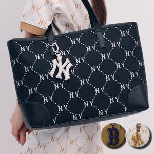 [MLB]다이아 모노그램 자카드 라지 토트백 (3AORL014N)