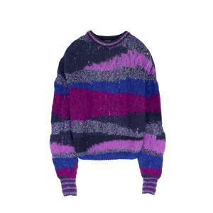 [엘러브] 샤넬 22A 글리터 알파카 풀오버 38 퍼플 4ET1232