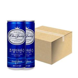 일화 초정탄산수 플레인 250ml x 30캔 x 2개.