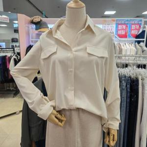 오프리미츠 HC26 70%인하 카라넥 셔츠남방데일리 시폰기본화이트블라우스남구홈플러스 B23bl2309