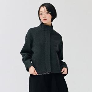 여성 울라이크 하이넥 반코트-DFRG1171C0L