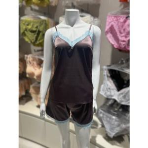 [바바라] 여성 보셀리 원단 캐미솔 하프슬립 세트(ACS4593S AHS4593H)