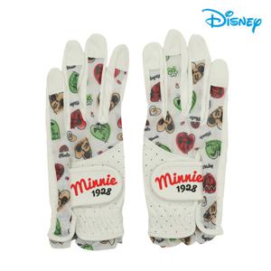 [디즈니골프]여성 캐릭터 패턴 망사 골프 장갑 DL1LAG001