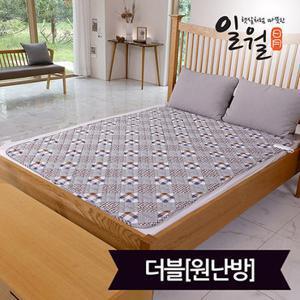 일월 스타일리쉬 스마트 워셔블 카본 전기매트_더블