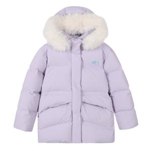 [NBA KIDS] 여아 퍼 트리밍 프리즘 덕다운 점퍼(덕다운 80 20)(K234DW610P)