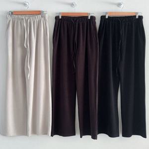 [아이우먼]빅사이즈편한바지 T101L411 도톰일자트레이닝팬츠 SS