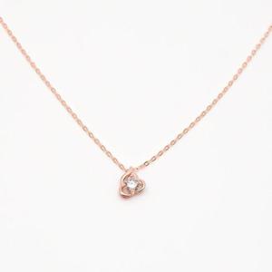 14k 꼬냑다이아 목걸이 OPPKN061