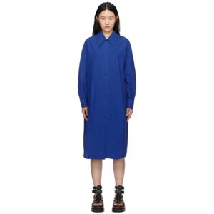 25 FW 와이엠씨 여성 블루 주디 미디 드레스 241161F054018
