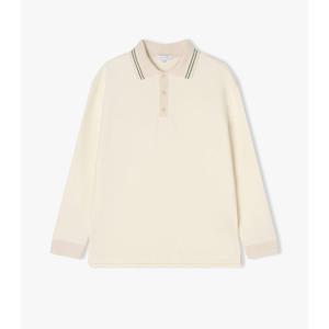 리버클래시 24FW 아이보리 벌키리브 카라 탑 LKF41451