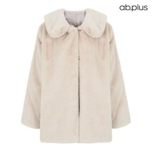 [ab.plus] 페미닌 라운드 카라 포켓 퍼 자켓 (LSY4MJ35A)