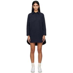 25 FW 아페쎄 여성 네이비 안젤라 미니 드레스 241252F052004