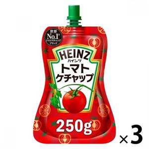 토마토 케첩 파우치 타입 250g 1 세트 (1 개 x 3) 하인즈