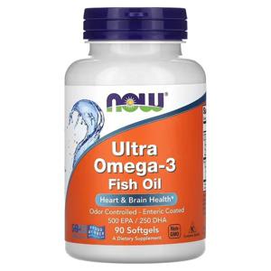 [해외직구] 나우푸드 울트라 오메가3 EPA 500/DHA 250 장용성 90