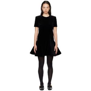 25 FW 발렌티노 여성 블랙 벨벳 미니 드레스 242476F052018