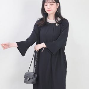 애비뉴투지 엄마옷 셀리 오간자 브로치 봄 가을 원피스 K12421
