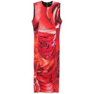 로베르토 카발리 롱 원피스 UKT147 LNN48 02000 RED