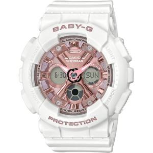 카시오 BabyG 베이비지 BA1307A1JF Metalic face BA130 화이트 핑크